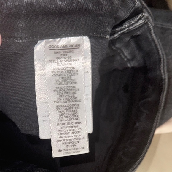Good American Black Skinny Jeans High-Waisted 18 - Picture 8 of 8